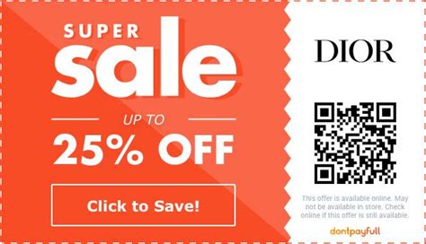 dior pouch promo code|Dior coupon codes.